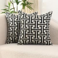 Funda De Cojín Geométrica Moderna De Tela Jacquard Con Cierre Invisible Para Decoración De Sala De Estar Y Dormitorio 1 Pieza - details 5