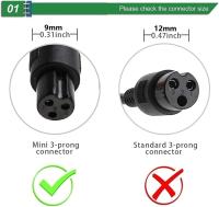 Cargador universal 42V 2A para hoverboard, scooters eléctricos autoequilibrados, tabla de deriva, adaptador de corriente 9 mm conector 3 pines compatible con batería Li-on 36V - details 0