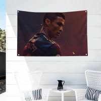 Bandera De Cristiano Ronaldo CR7 1PC Banderas Y Banderas De Polyester Para Exterior Decoración De Habitaciones Estilo Aesthetic Con Cuatro Agujeros - details 11