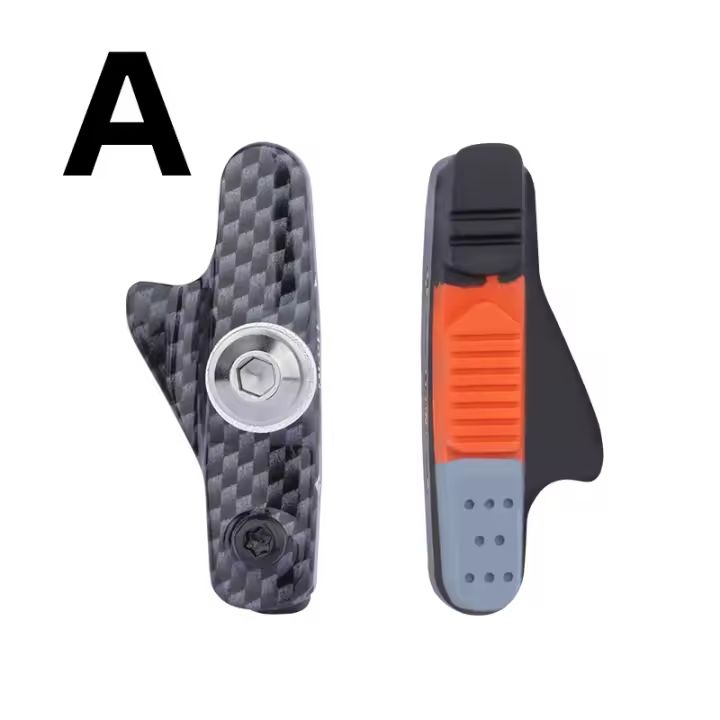 MEROCA Pastillas De Freno Para Bicicleta Sistema V Brake Material De Goma Resistente Y Silencioso Con Ranura Antisuciedad - 1