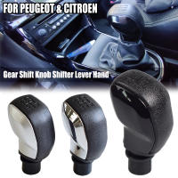 Nueva Manija De Cambio De Marchas Negra Con Cubierta De Cuero PU Para Peugeot 106 206 306 406 107 207 307 407 301 308 2008 Compatible Con Citroen C2 C3 C4 Elysee - details 0