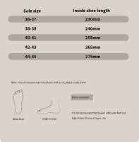 Pantuflas Calientes De Invierno Para Hombres Zapatos De Casa Antideslizantes Suaves Y Cómodos Plano Tacón Pantuflas De Peluche Para Dormitorio Interior Adecuado Para Mujeres Tamaño Pequeño Por Favor Ver Tamaño Del Producto - details 5