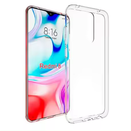 Funda de silicona transparente para Xiaomi Redmi 8 - 1