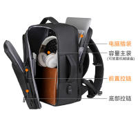 Mochila de viaje expandible para hombre, mochila multifuncional de gran capacidad para equipaje, mochila de viaje de corta distancia, mochila escolar - details 10
