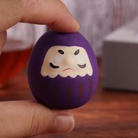 Muñeca Daruma De Cerámica Japonesa 1/6pcs Encanto De Suerte Adorno De Fortuna Ornamento De Paisaje Decoración Para El Hogar Accesorios Miniatura Regalos - details 21