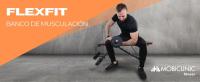 Banco de musculación Plegable Mobiclinic FlexFit Máx. 200kg Asiento y respaldo regulable Multifunción Banco de pesas Entrena Cuerpo en casa completo Resistente y estable Gym Fitness Banco abdominal - details 0