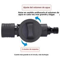 Pistola De Agua Portátil De Alta Presión Metálica Ajustable Para Limpieza De Coche Y Riego Del Jardín Con Control De Flujo Variable - details 5