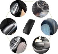 2 almohadillas universales de cuero suave para reposabrazos de coche, para rodillas, codos y piernas, para consola central. - details 3