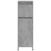 vidaXL Armario de baño contrachapada gris hormigón 30x30x95 cm - details 5
