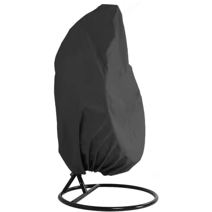 Funda impermeable para silla colgante de mimbre de ratán para jardín - Funda protectora para silla tipo huevo - Funda de PVC de poliéster Oxford 210D - 1
