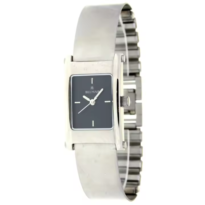 Blumar Bl-09363  Reloj Para Para Mujer Color Plateado - 1