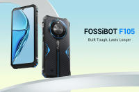 FOSSiBOT F105 Smartphone Resistente, Pantalla HD+ de 6.745 pulgadas, Batería 10300 mAh, 12 GB RAM + 64 GB ROM, Cámara 20 MP + 8 MP, Dual SIM 4G, Chipset Octa-core, Sistema Android 14, Desbloqueado / Reconocimiento Facial / OTG / GPS, IP68/IP69K - Negro - details 0