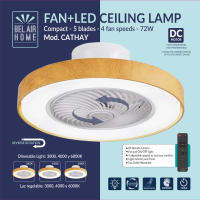 BEL AIR HOME - Ventilador Plafón LED 72W CATHAY con Motor DC y Mando a Distancia - Iluminación Ajustable - Diseño Moderno y Eficiente - details 6