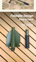 Shovel Plegable Pequeña Para Camping Al Aire Libre Multifuncional Herramienta De Entierro Para Senderismo Spade Y Shovel De Acero Carbono - details 2