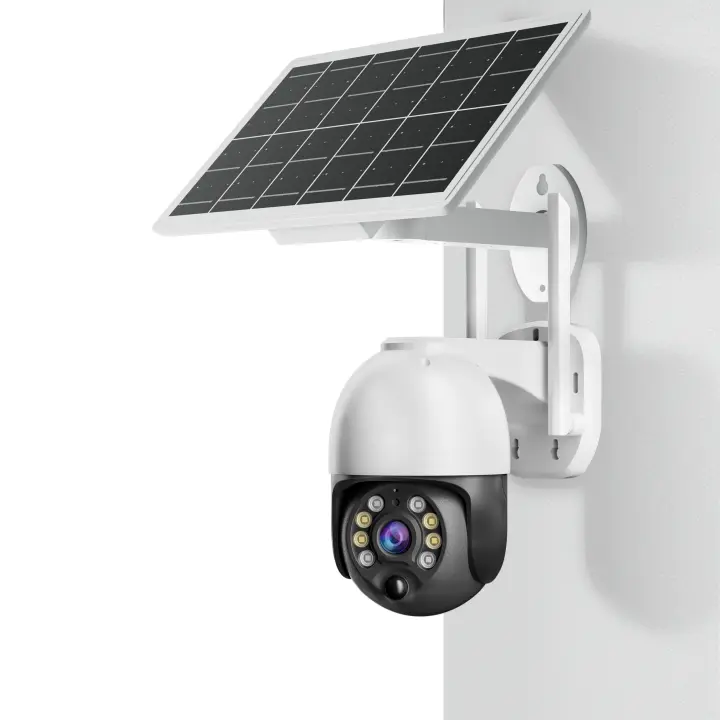 Jortan Tech - Cámara de Vigilancia Solar de Bajo Consumo para Seguridad con Detección PIR, Codificación H.265X, Visión Nocturna IR-CUT, Almacenamiento en la Nube y Conectividad Wi-Fi - 1