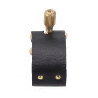 Ligadura De Bocina De Saxofón Alto Cierre Rápido De Cuero Accesorios De Metal Bakelite Para Flutea - details 5