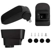 vidaXL Reposabrazos para coche ABS negro coche Adecuado para Opel astra g (1998-2004),  Fiat grande punto (2006) Alfa romeo mito (2008) fiat linea (after 2007),  Lada kalina i ii (2012-2018) Lada granta (2012-2018) y mas - details 1