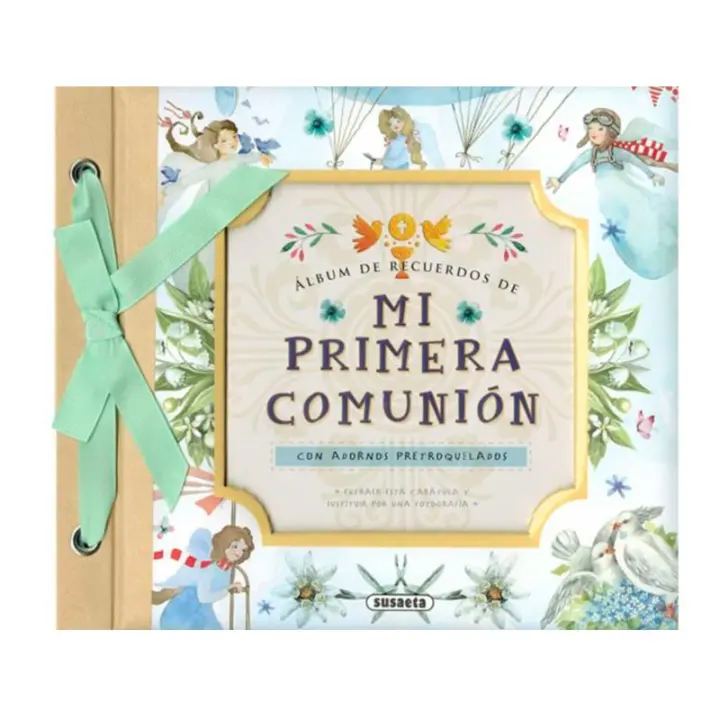 Álbum de recuerdos de Mi Primera Comunión con adornos pretroquelados - 1