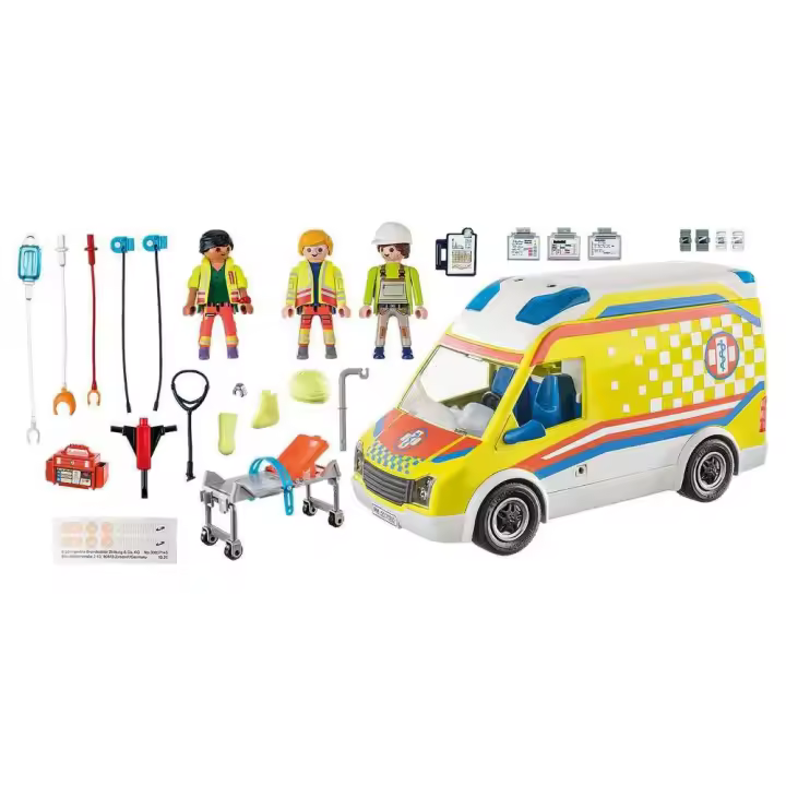 Playmobil Ambulancia Con Luz Y Sonido - 1