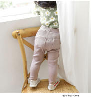 Pantalones De Algodón Para Niños Y Niñas Pantalones De Moda Para Primavera Y Otoño Pantalones Rectos Cintura Media Cierre Elástico - details 3