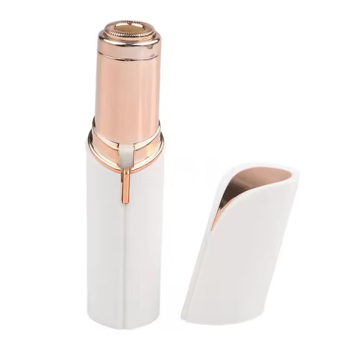 Depiladora Facial para Mujeres with Luz Led-Tamaños Barra de Labios - Eliminación de Vello Suave y Precisa - 1