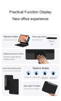 Funda Inteligente Con Teclado Mágico Para Samsung Galaxy Tab S10+ S10 plus 12.4 Pulgadas Cubierta De Teclado Para Tableta Con Teclas En Portugués Español Y Coreano - details 7