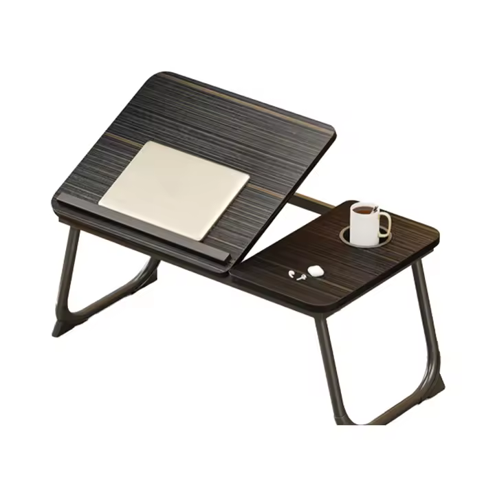 Mesa de Escritorio Plegable Pequeña Ideal para Portátil, Escritura Muebles y Organización - 1