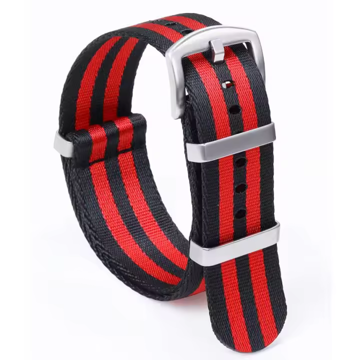 Correa de reloj de nailon de 18 mm, 20 mm y 22 mm, multicolor, para hombre y mujer. - 1