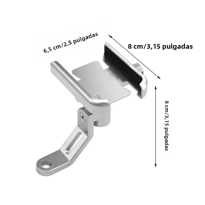 Soporte De Teléfono Móvil Para Motocicleta Y Bicicleta Compatible Con Xiaomi Y iPhone Montaje En Manillar De Moto Soporte De GPS - 1