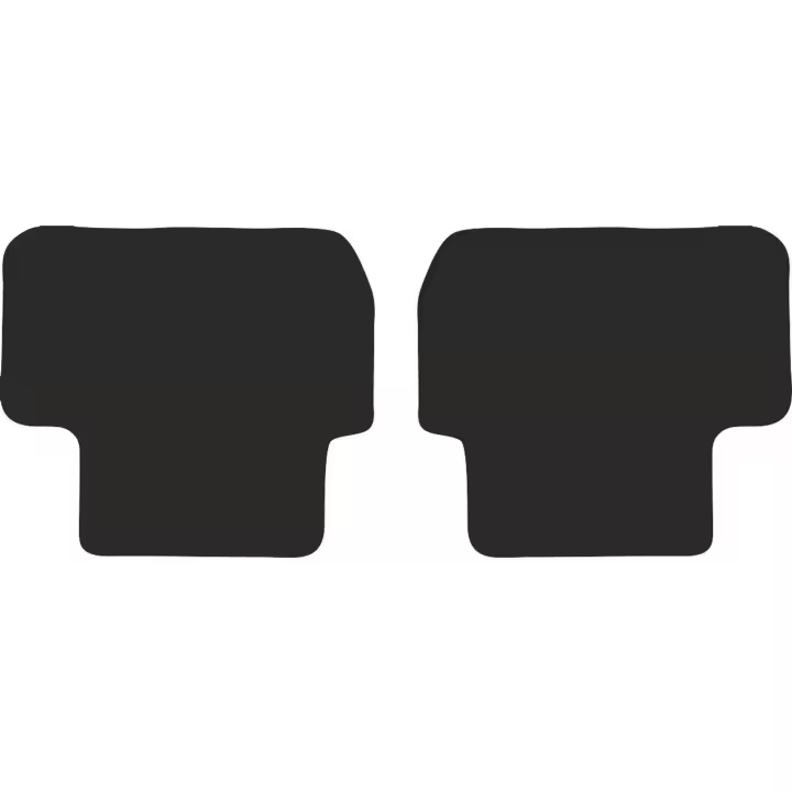 Alfombrillas traseras para: Mitsubishi Outlander III SUV 2012- - 1