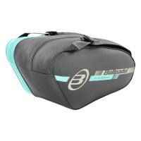 BULLPADEL Paletero Tour Color Dark Grey - Paletero Capacidad Intermedia - Ligero - Compartimento Principal - Capacidad 2 Palas Padel - Bolsillo Lateral - Paletero Bullpadel - details 1