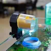 Alimentador De Pecera Automático Inteligente Con Capacidad Grande Para Acuarios De Peces Dorados Y Acuarios LCD De Plástico - details 2