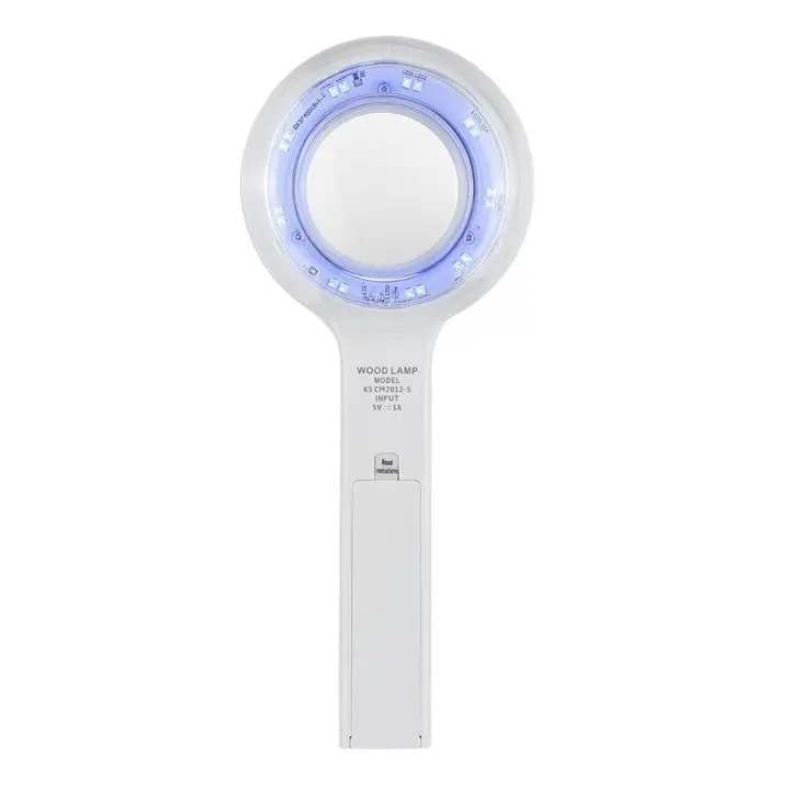 Lámpara de maderas, analizador de piel, aumento UV, análisis de pruebas faciales de belleza, detección de luz, máquina de diagnóstico de la piel, dermatoscopio - 1