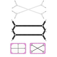 2 PCS Fijadores De Sábanas Elásticos Ajustables Para Colchones Y Sofás Clips De Adaptación Plana Para Cama Material De Poliéster 100% - details 9
