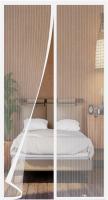 Mosquitera Magnética para Puerta 90x210 cm – Cortina Antimosquitos de Poliéster Reforzado con Imanes Potentes – Cierre Automático, Transpirable, Resistente al Viento – Fácil Instalación con Velcro y Chinchetas – Apta para Niños y Mascotas – Negro o Blanco - details 6