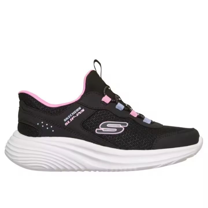 Zapatillas Negras Skechers Slip-ins  Bounder Pro Niña Running - 1