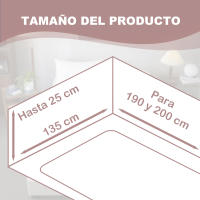WAI 2 MARKET - Protector de Colchón Impermeable y Transpirable 90, 135, 150, 180cm – Cubre Colchón de Alta Calidad, Protección Completa contra Líquidos, Polvo y Alérgenos – Pack de 1 y 2 Unidades, Ideal para Mejorar la Durabilidad del Colchón - details 4