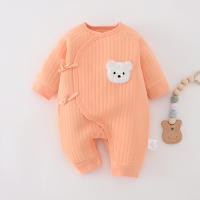Bodysuit Para Niños Y Niñas Nuevos Otoño Invierno Ropa De Algodón Grueso Para Bebé 0-6M Prenda Diaria Para El Hogar - details 8
