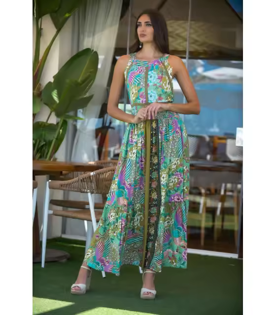 VESTIDO CHININI JAPO SUNSET AND MOON  PV2272A - 1