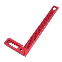 Regla De Ángulo Recto De Aluminio Para Carpintería Scribe L-Type Con Agujero Y Marcado Herramienta De Carpintería Para Trabajos De Madera - details 7