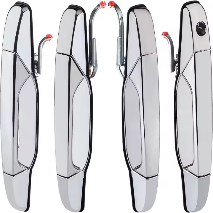 Manija De Puerta Exterior Cromada Para Sierra Yukon Cadillac Escalade Chevrolet Silverado Tahoe GMC 5960521 25960526 Pieza De Repuesto Para Automóvil - 1