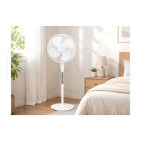 Ventilador de Pie 45W Silencioso con 3 Velocidades Ajustables y Oscilación- karawan - details 5