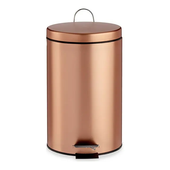 Papelera con Pedal Berilo B0988A 7L Cobre 7 L - 1