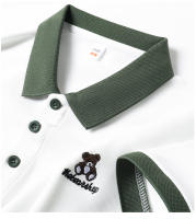 Camisa Polo Para Hombre Con Bordado De Oso Cartoon Manga Corta Estilo Casual Transpirable Para Verano 2024 Comodidad Y Brevedad - details 27
