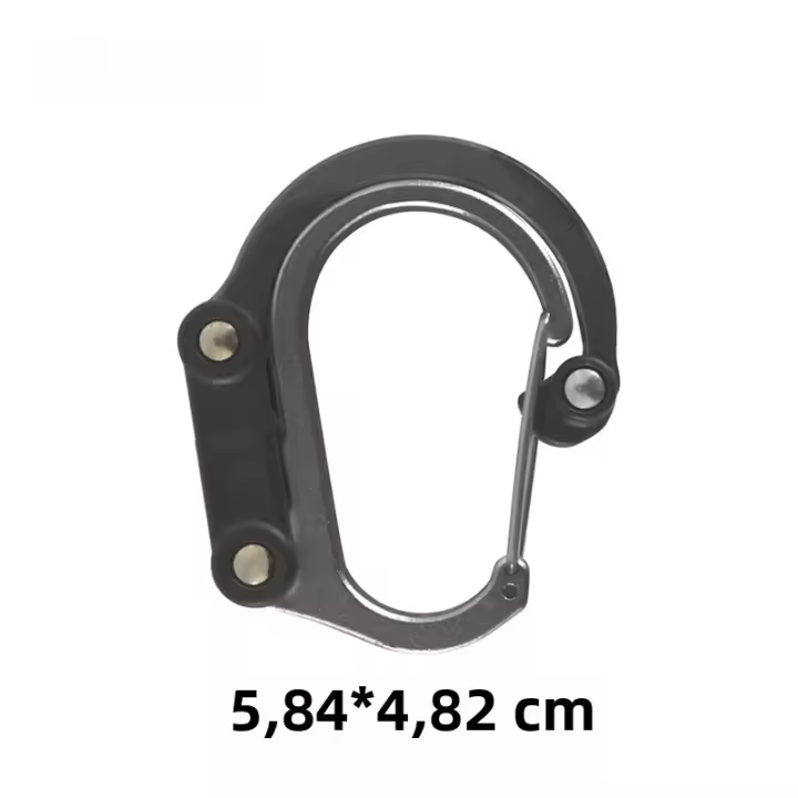 Gancho Rotativo De 360 Grados Multifuncional Con Engrosado Fuerte Para Camping Y Senderismo Haltalón De Viaje Para Mochila Herramienta De Bolsillo Para Exteriores - 1