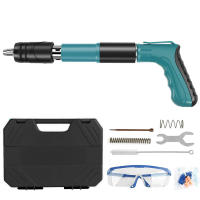 Mini Steel Nail Gun With 100PCS Nail Wall Nail Fastening Tool Air Nailer Adjustable Cement Wall Hand Tool Rivet Tool - details 0