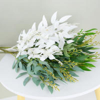 Arbusto Artificial De Sauce Con Hojas Verdes Falsas Para Decoración De Mesa De Bodas Y Fiestas Jungle DIY Plantas Silken - details 7