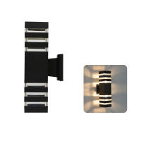 Lámpara De Pared Impermeable Con Inducción Doble Cabeza Para Jardín Y Courtyard LED Fuente De Luz Moderna E27 Incluida - details 6