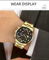 DEYROS Conjunto De 3 Relojes De Pulsera De Lujo Para Hombre Estilo Casual Y Deportivo Cuarzo Accesorio De Moda Y Negocios - details 7