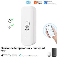 Sensor De Temperatura Y Humedad Zigbee/WiFi Tuya Compatible Con Alexa Y Google Assistant Para Hogar Conectado ONENUO TH08/TH08Z - details 2